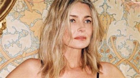 nude model girl|Paulina Porizkova, 56, poses full frontal nude on cover of Vogue